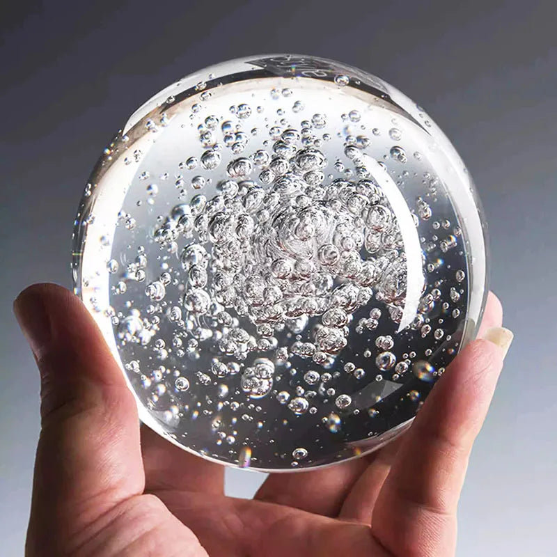 Crystal Memory Sphere – Photo Display Décor