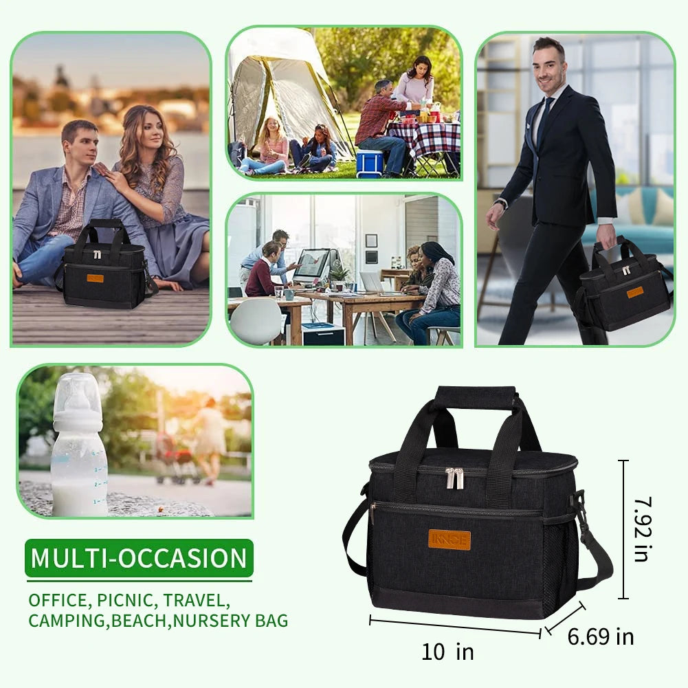 Insulated Lunch Bag – Leakproof Thermal Lunch Tote for School, Work & Travel