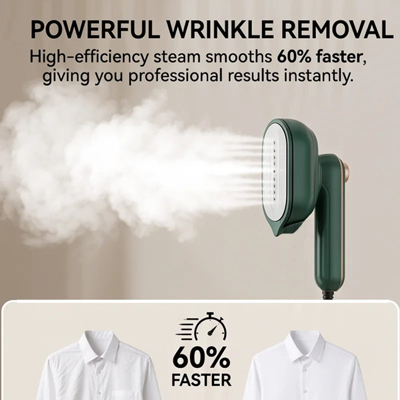 SwiftSteam™ Portable Garment Steamer – Smooth Clothes Anywhere