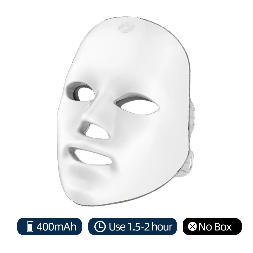 LED Facial Mask for skin care , 7 color lightweight