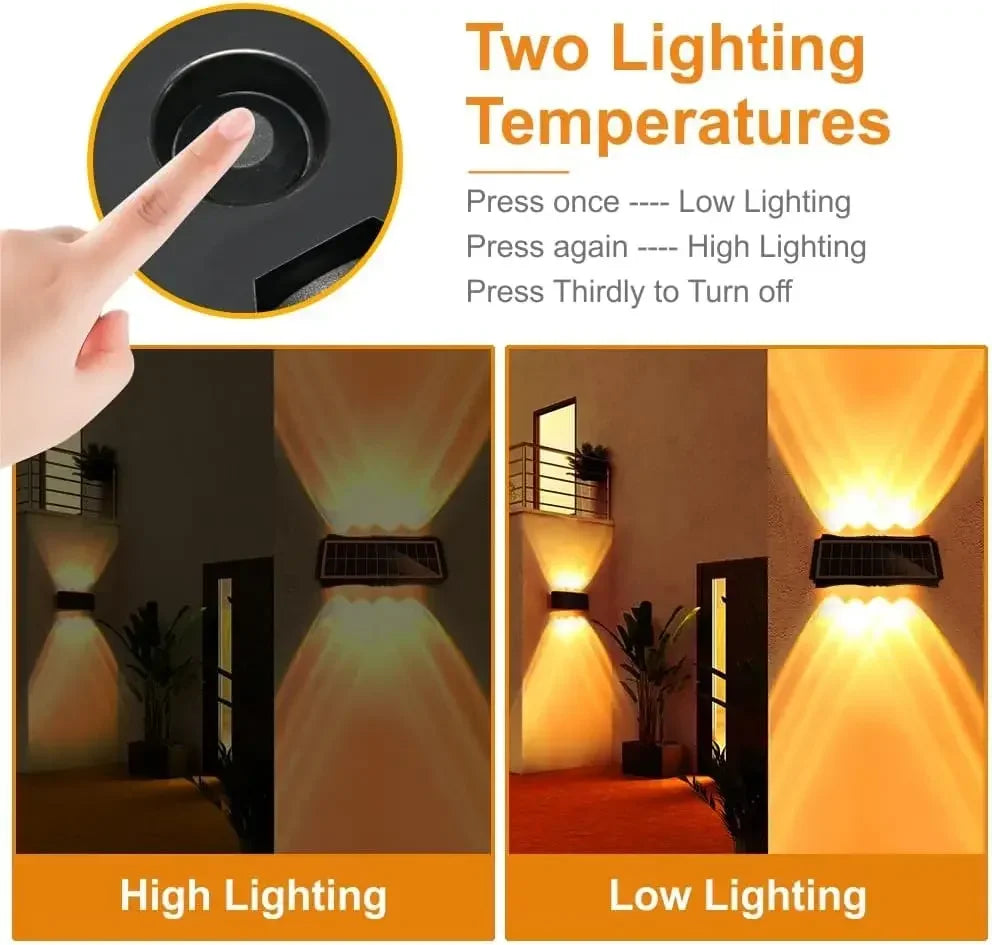 SolarGlow™ Outdoor Wall Light