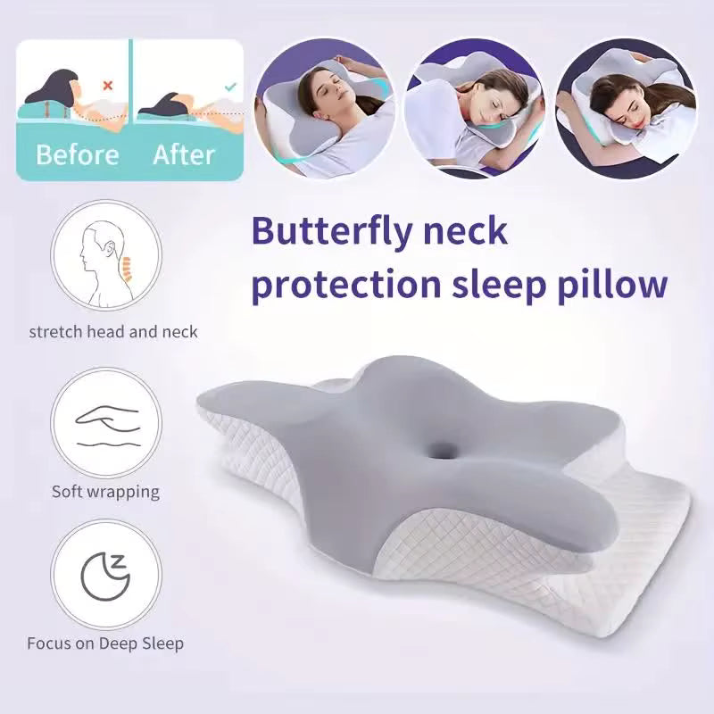 Comfy Bello™ Ergonomic Memory Foam Neck Pillow